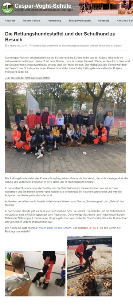 RHS Kreis Pinneberg News